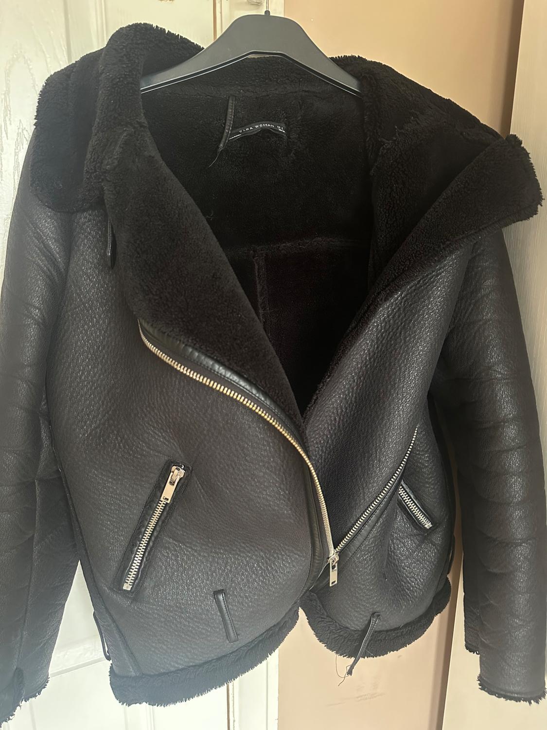 CONTRAST BIKER JACKET - Image 2
