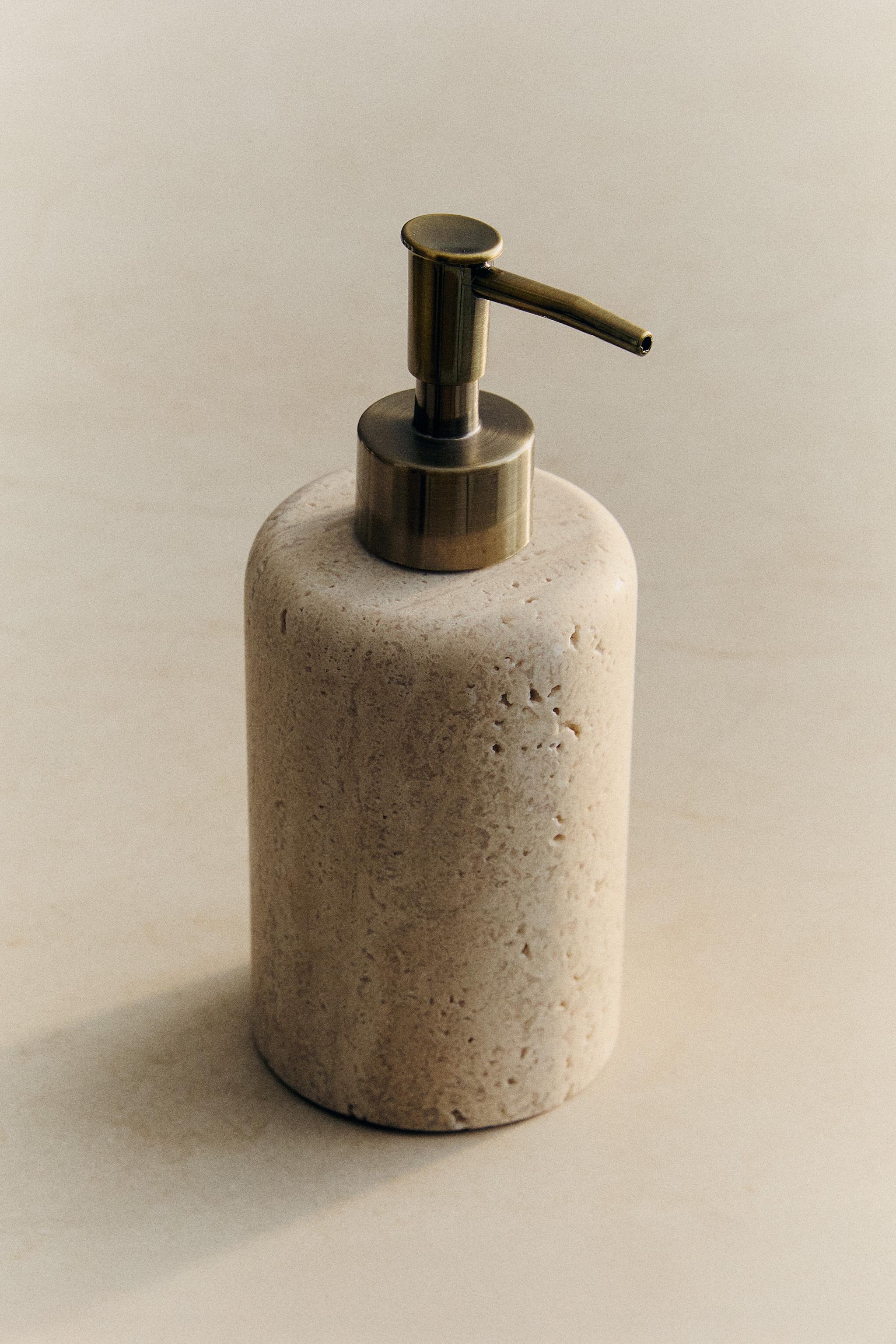 DISTRIBUTEUR DE SAVON MARBRE BEIGE