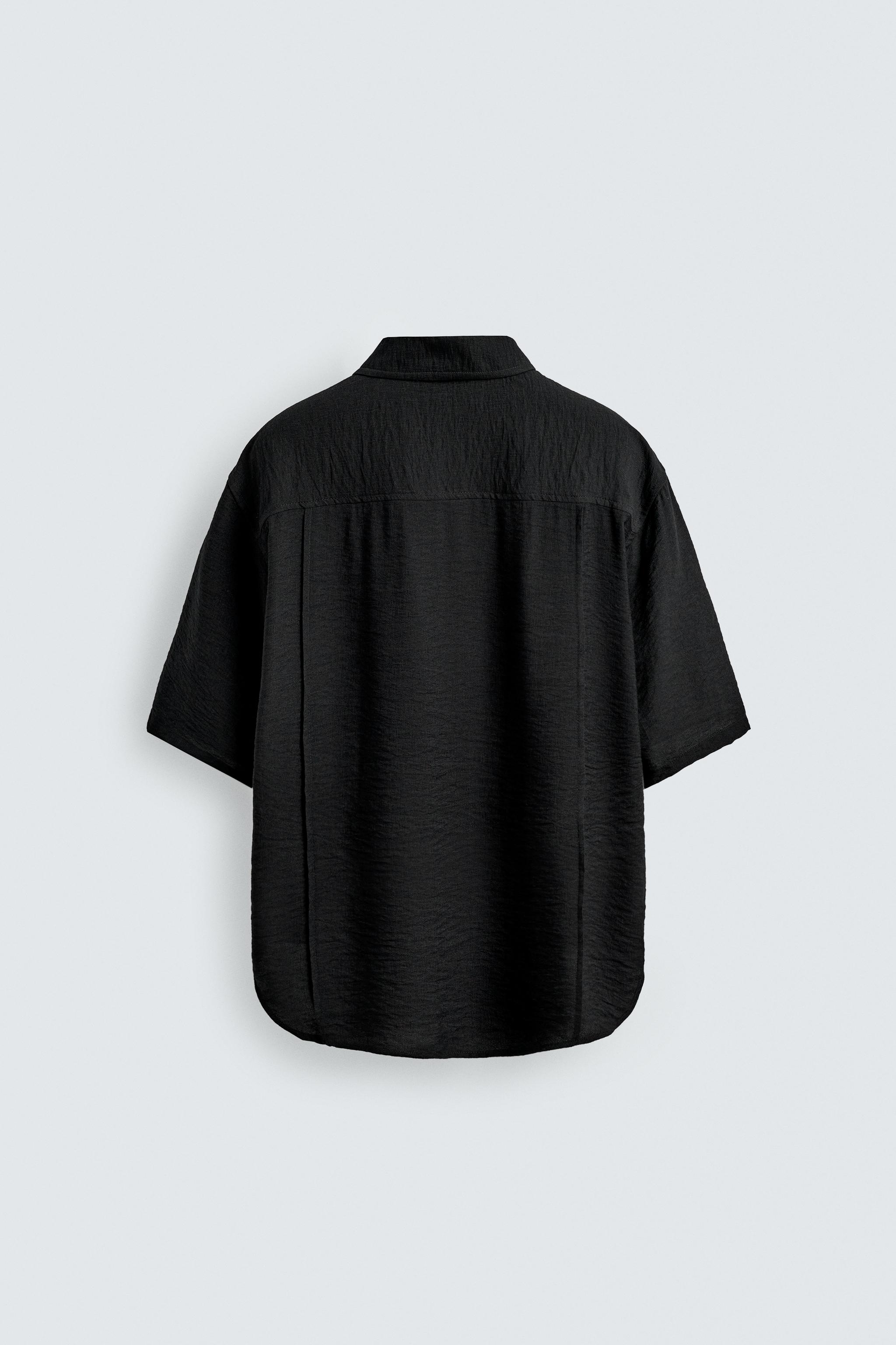 FLOWY TEXTURED SHIRT