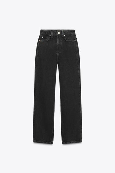TRF MOM HIGH-WAIST JEANS - Black by Zara - Image 7