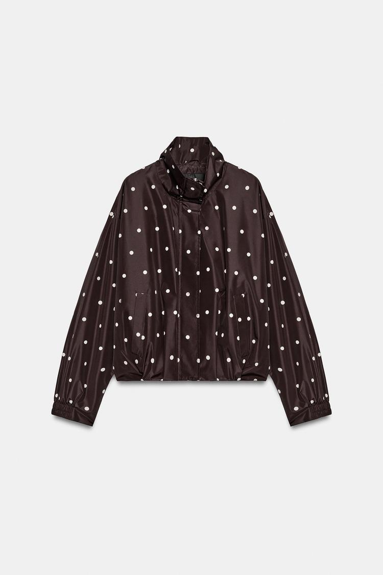 Chaqueta bomber de lunares 2