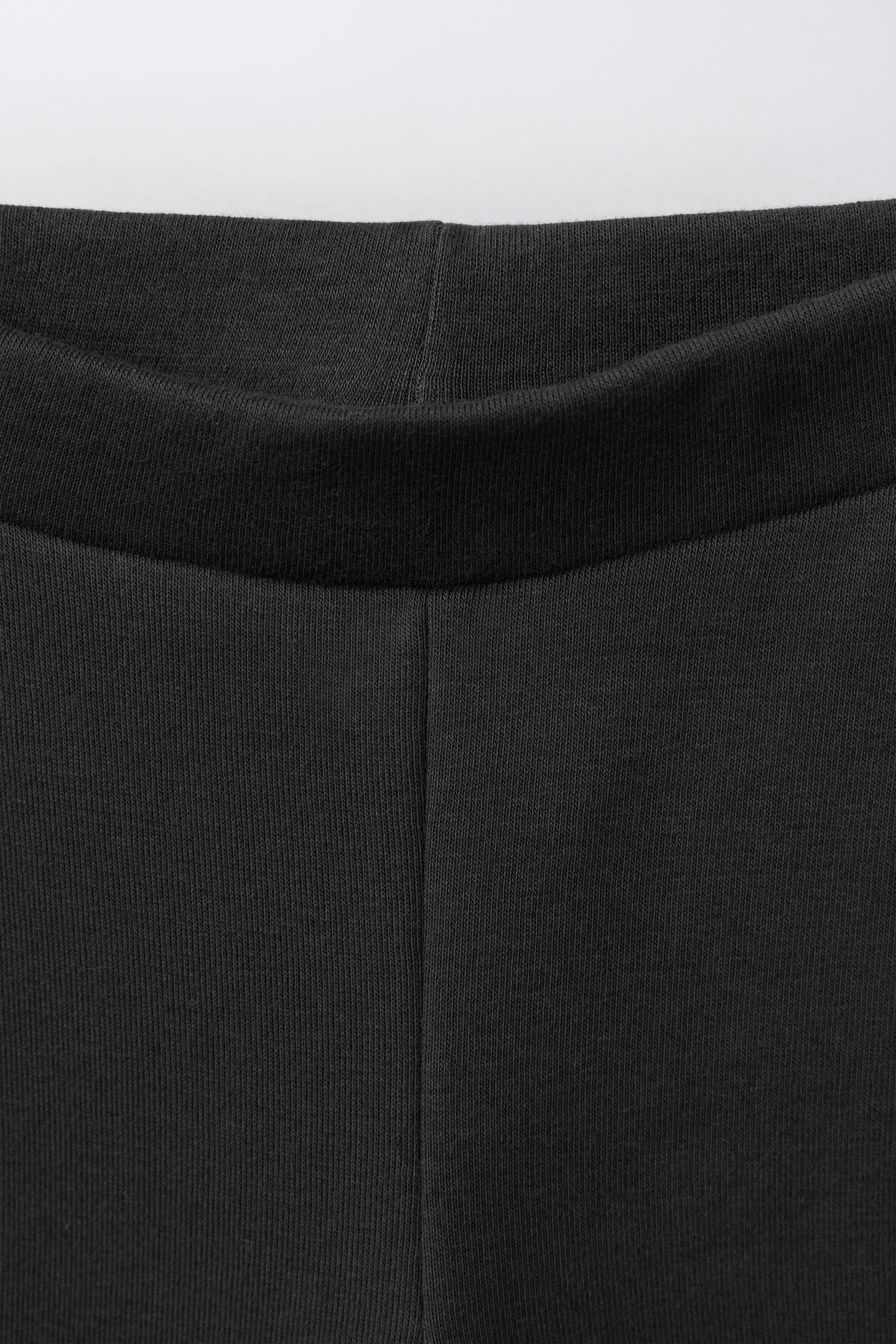 Детские леггинсы Zara Flare Button, цвет: Антрацитовый серый — фото 3