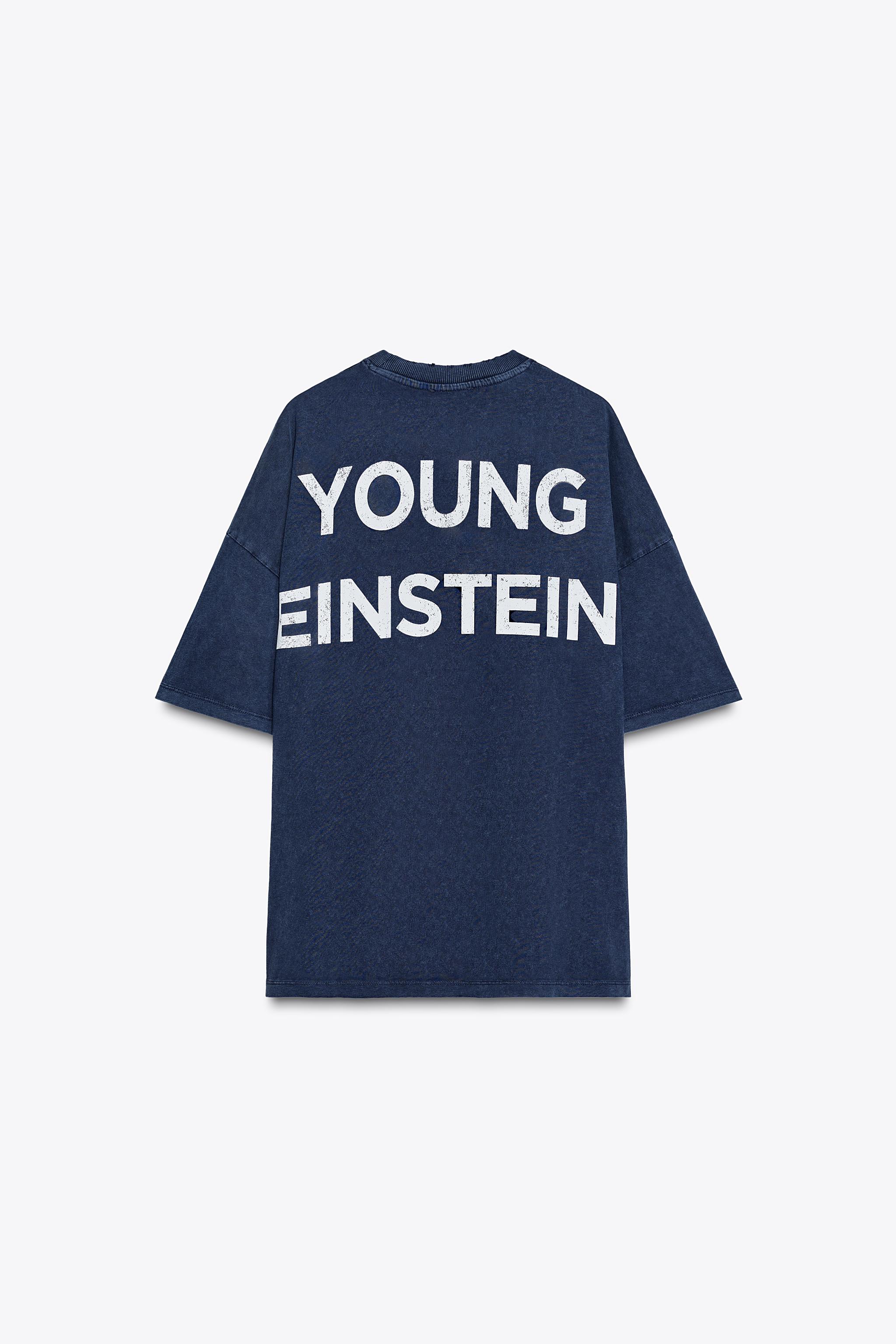 ALBERT EINSTEIN™ WASHED EFFECT T-SHIRT - Lilac | ZARA United