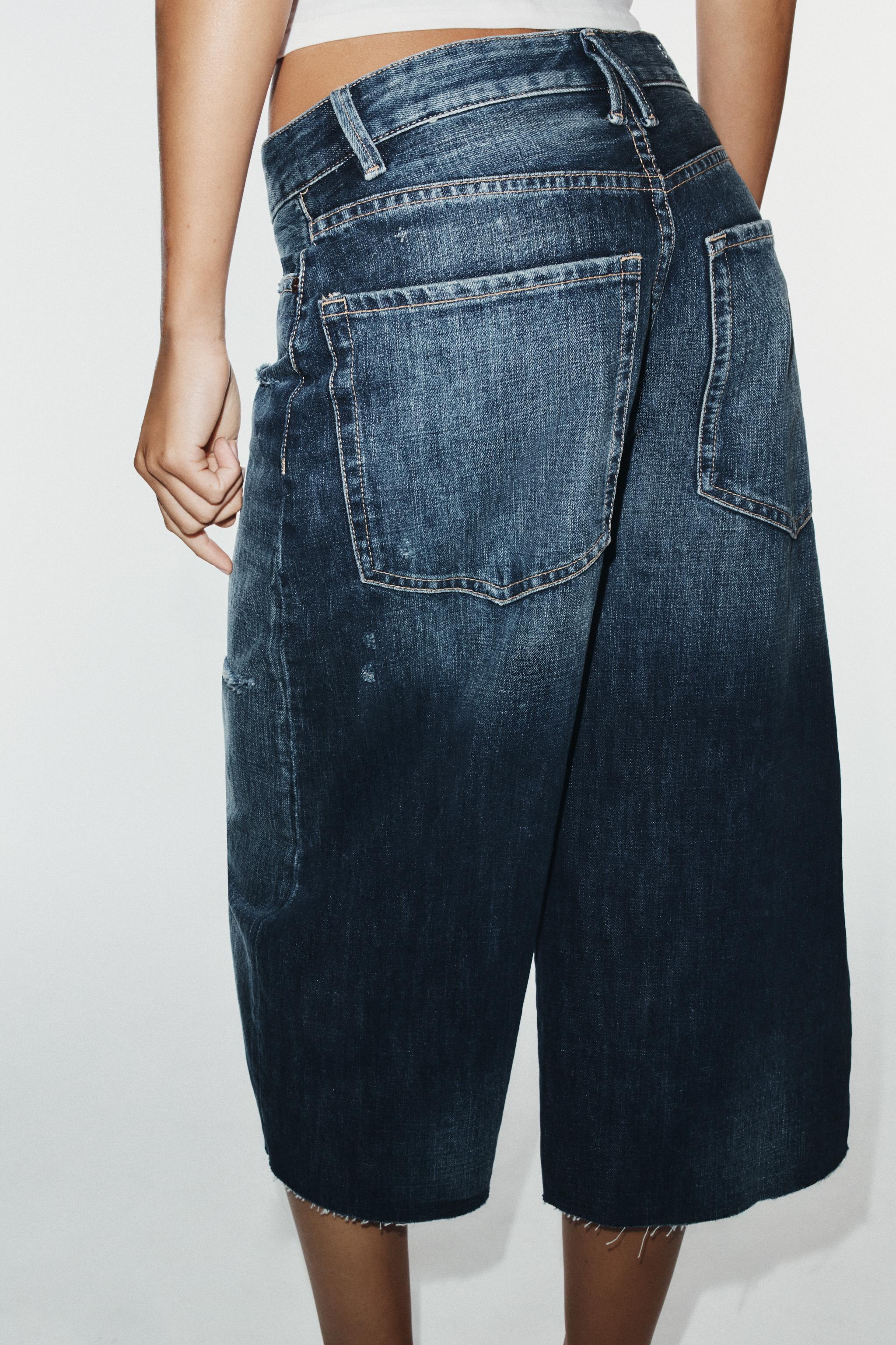 BERMUDA JORTS BAGGY EN DENIM TRF