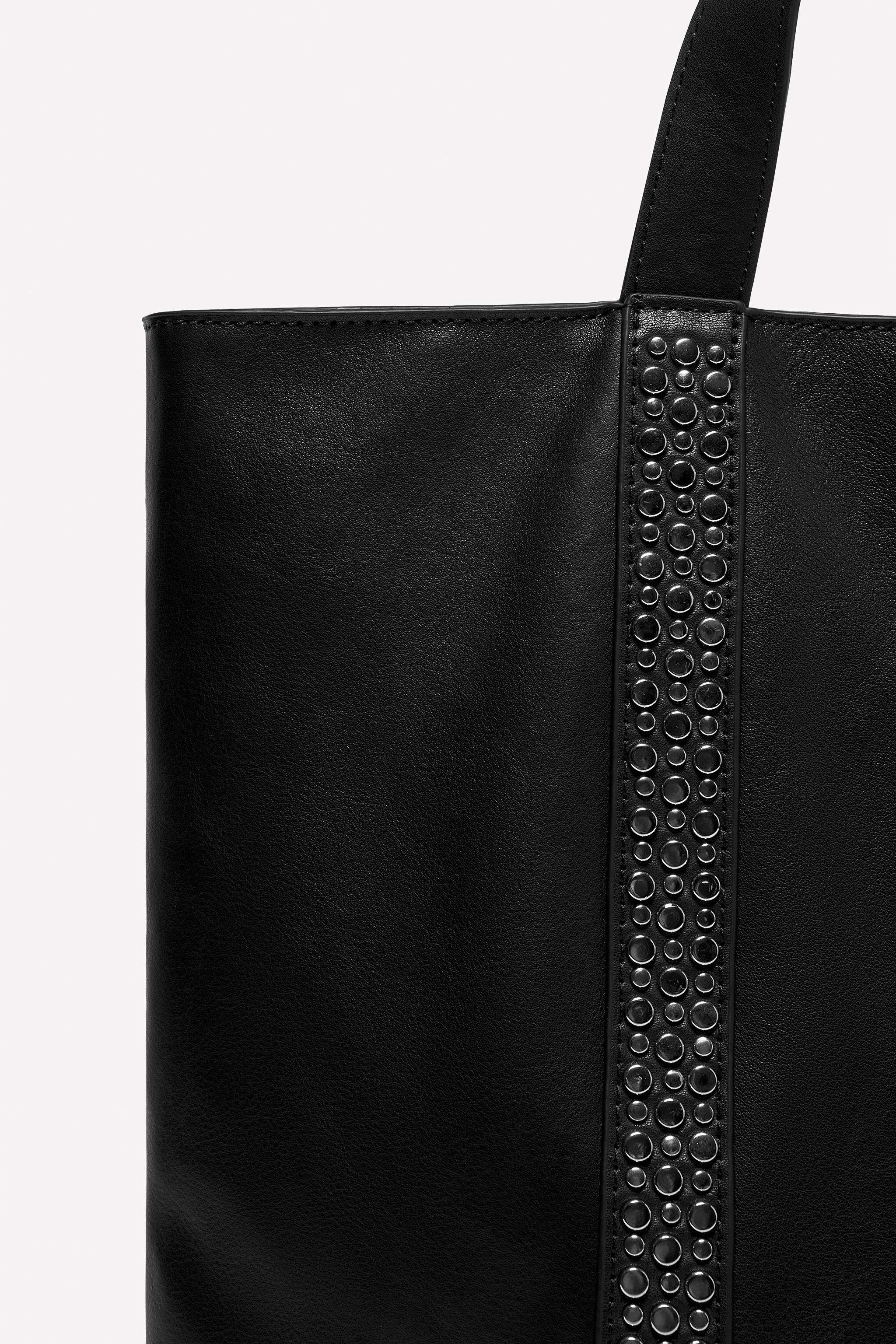 LUDOVIC DE SAINT SERNIN x ZARA LEATHER SHOPPER BAG