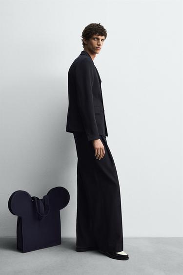 PANTALON PLIS COSTUME HARRY LAMBERT FOR ZARA X DISNEY - Bleu marine de Zara - Image 3