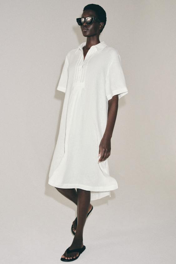 ZW COLLECTION LINEN SHIRTDRESS from Zara - $99.90
