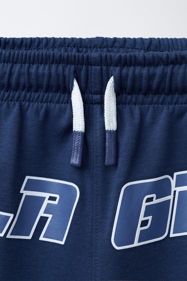 LOS ANGELES GALAXY MLS © STRAIGHT PLUSH BERMUDA SHORTS - Navy blue by Zara - Image 2