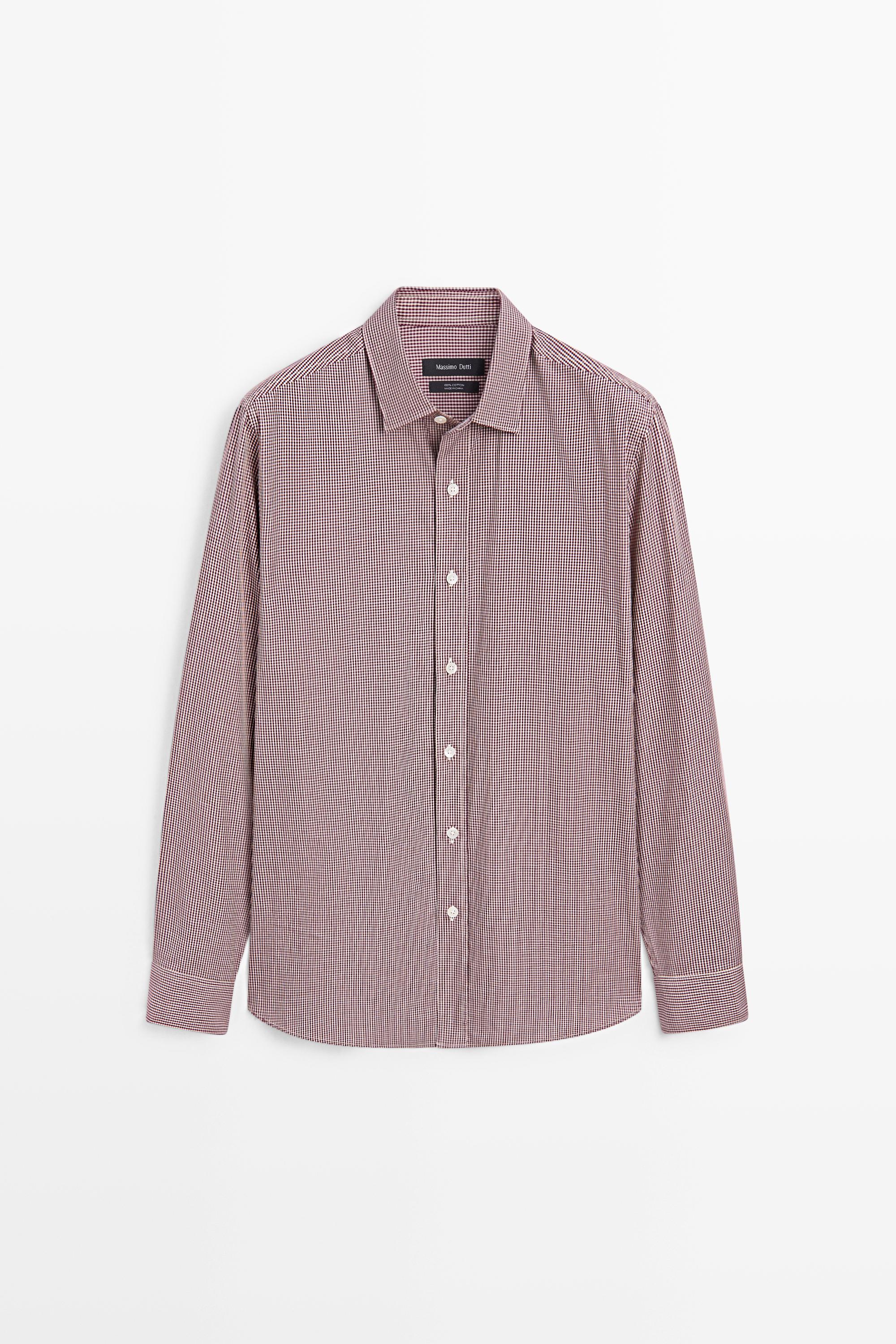 Regular fit gingham shirt