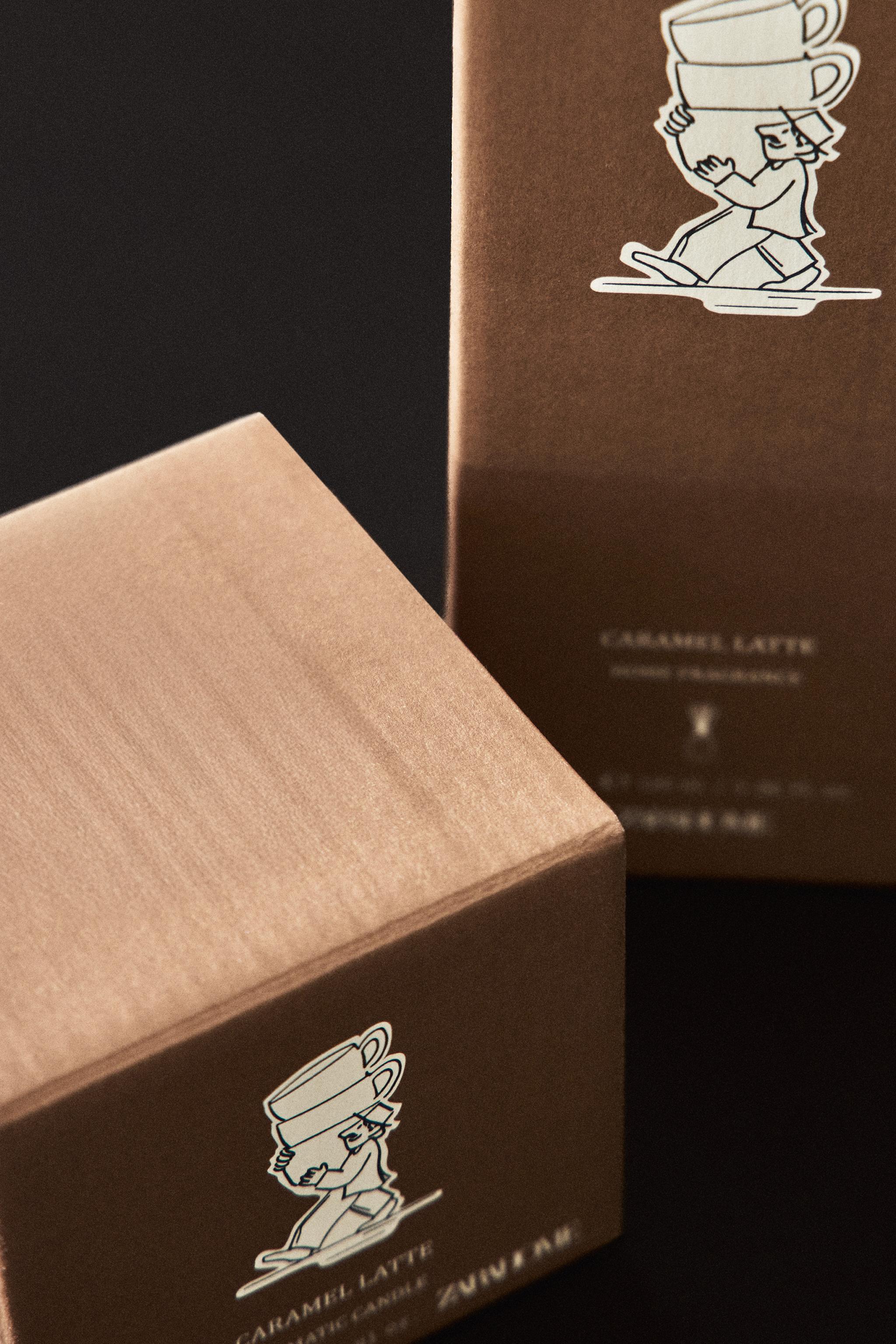 (125 G) CARAMEL LATTE SCENTED CANDLE