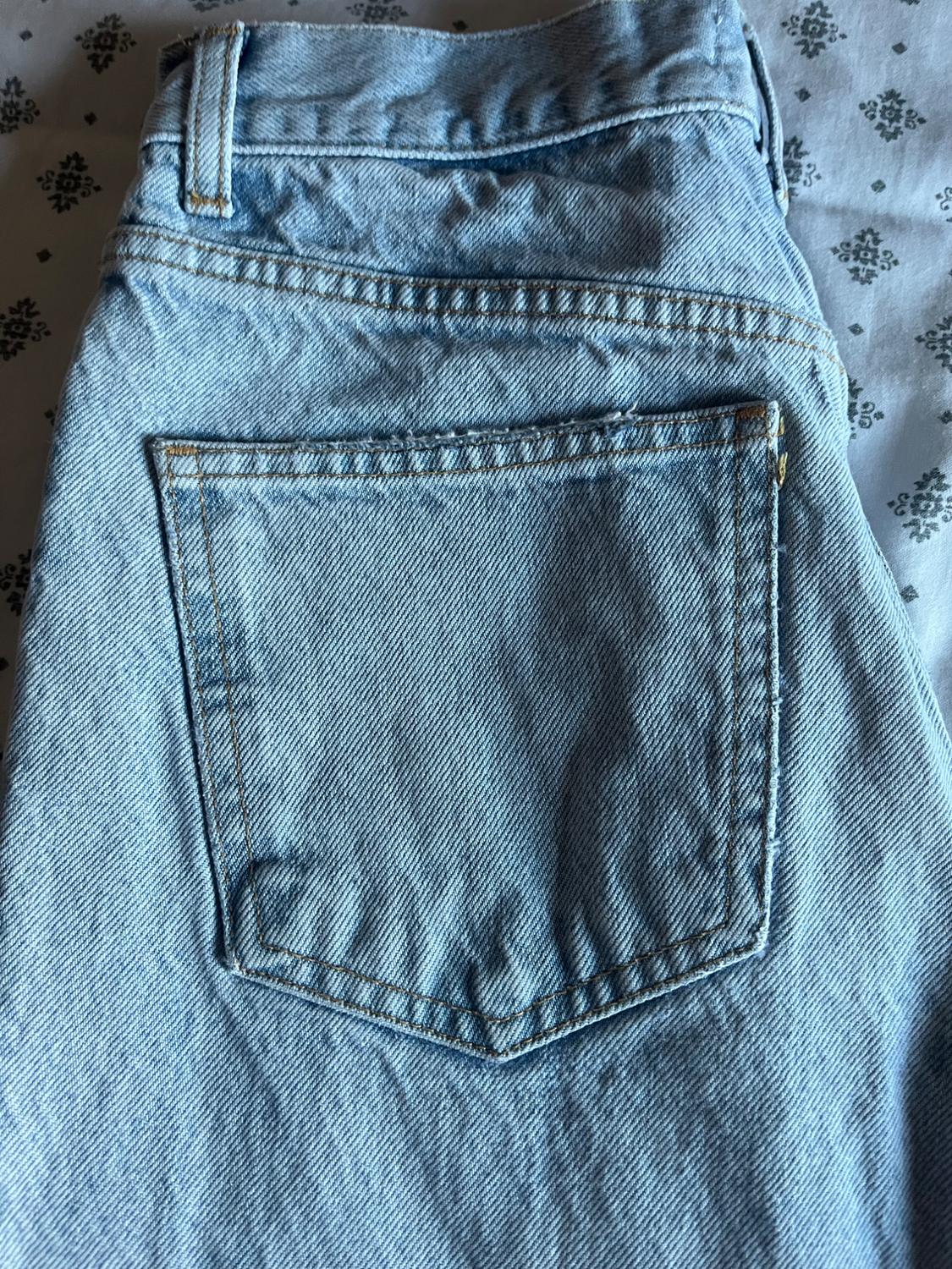 Z1975 STRAIGHT CROPPED RIPPED JEANS - Image 3