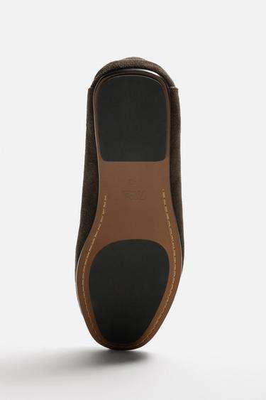 LIMITED EDITION LEATHER LOAFERS - Brown by Zara - Image 7