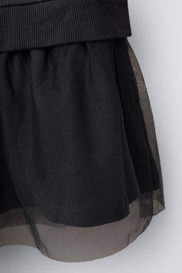 MINNIE MOUSE © DISNEY COMBINED TULLE DRESS - Anthracite grey by Zara - Image 3