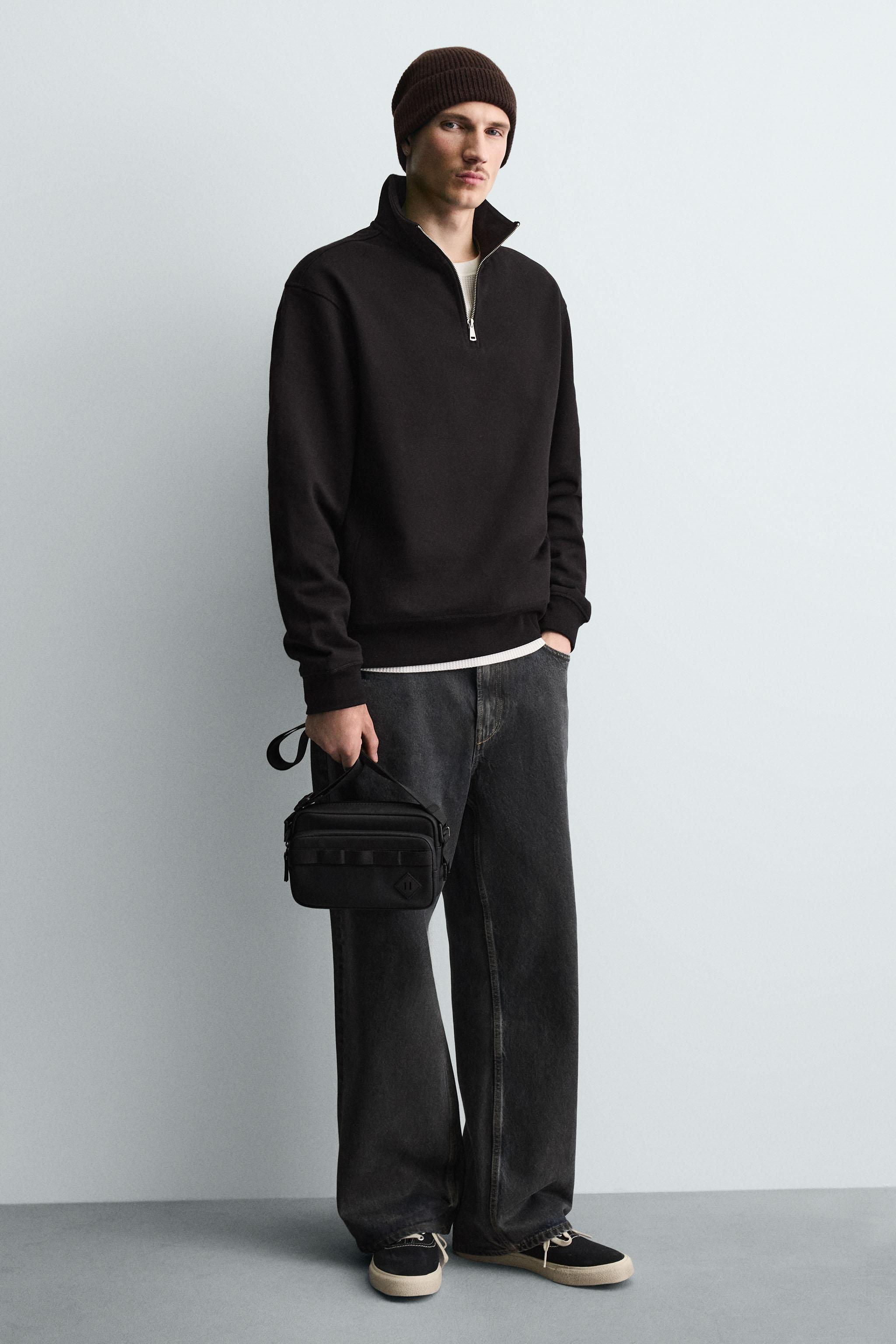 RUBBERIZED CROSSBODY BAG