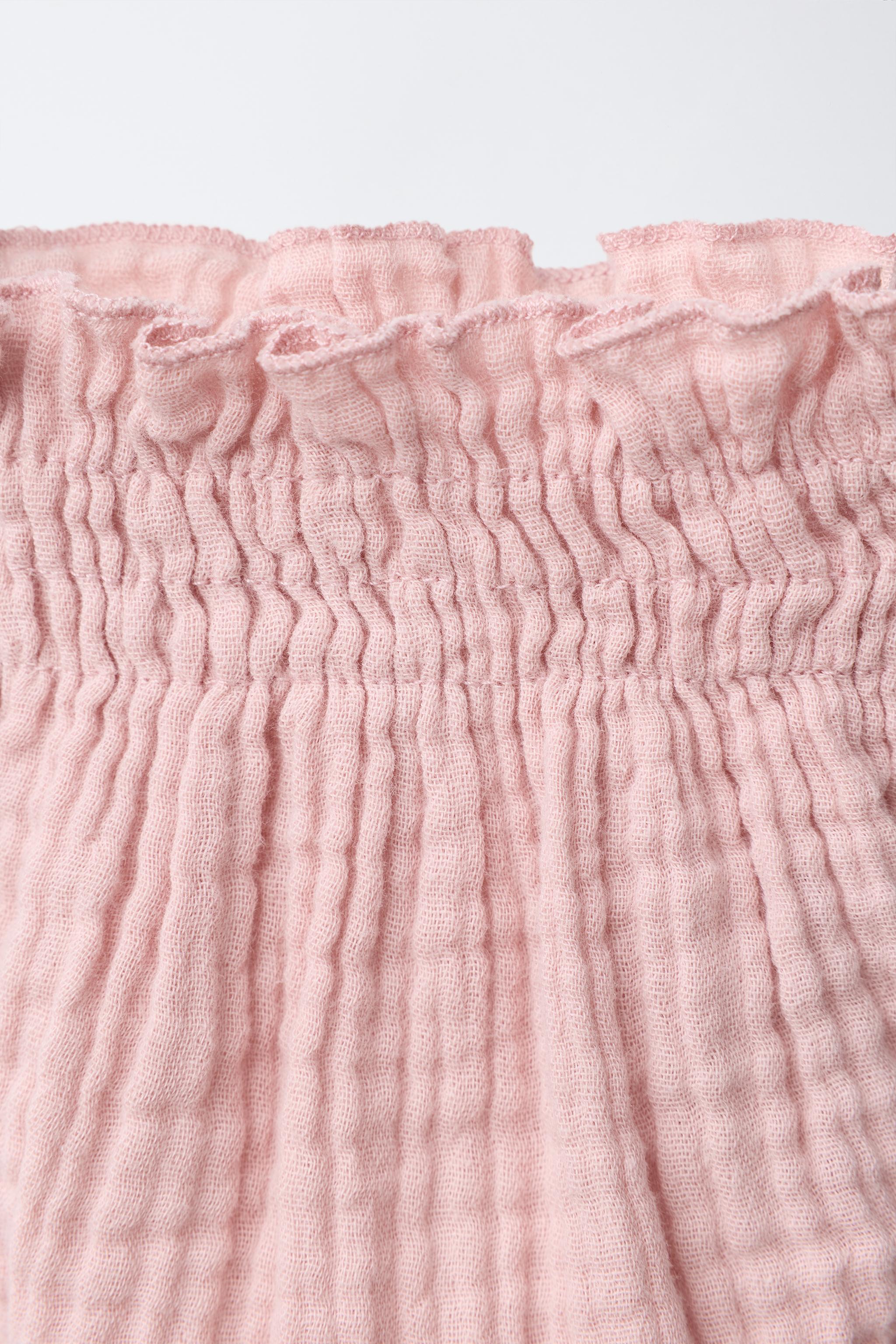 Детские шорты Zara TEXTURED LACE BOTTOMS — фото 4