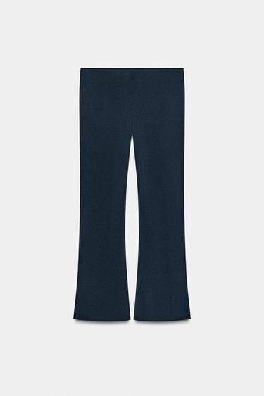 STRAIGHT KNIT TROUSERS - Mariño de Zara