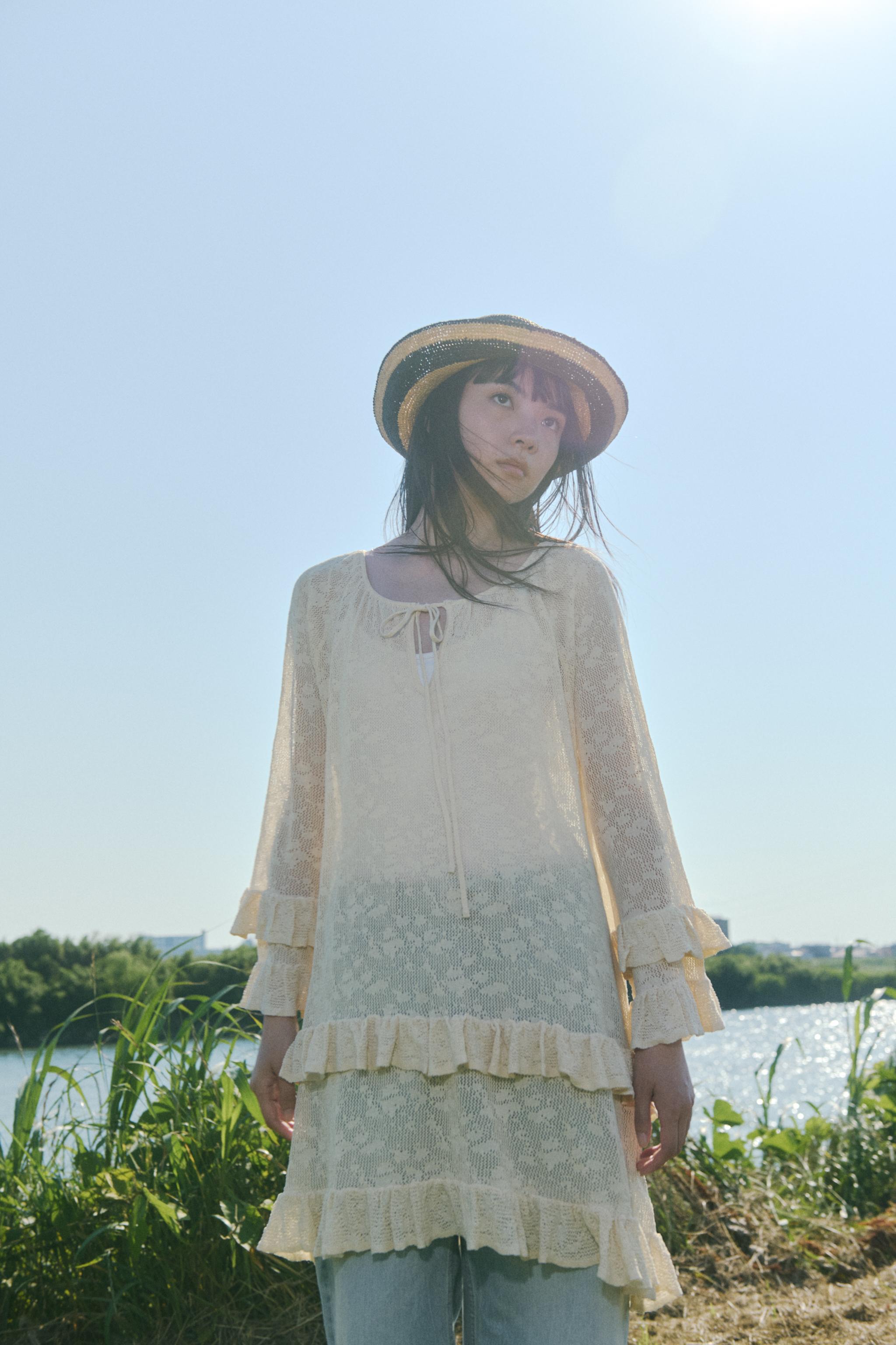 【ZARA】POINTELLEニットフリルワンピース 3920/288/725 ZARA】POINTELLEニットフリルワンピース 3920/288/725 (ZARA