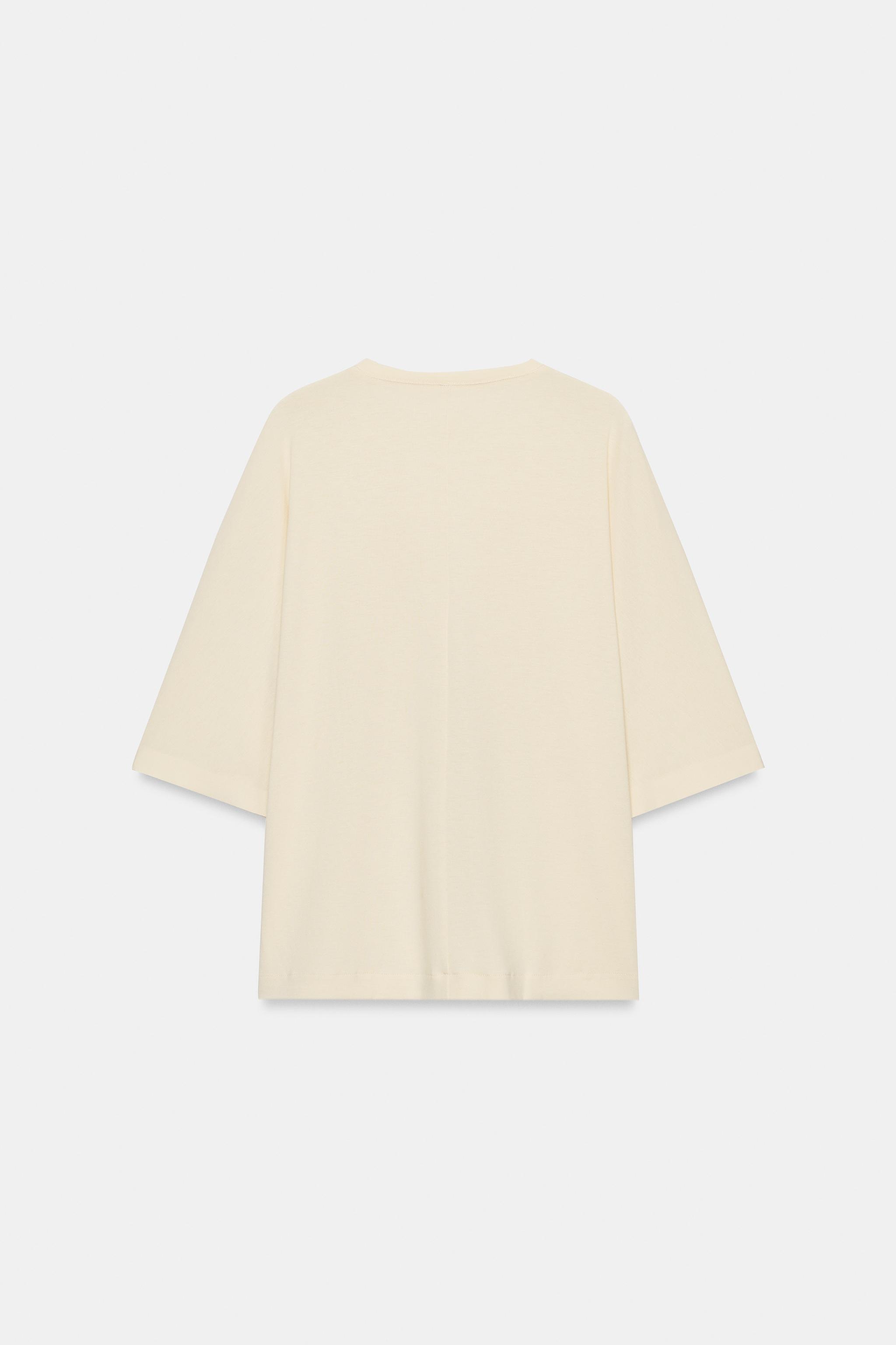 DÖKÜMLÜ OVERSIZE T-SHIRT - Görsel 6