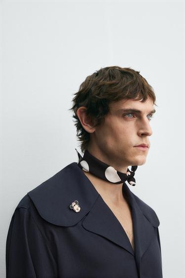 FLOWING SHIRT WITH PETER PAN COLLAR HARRY LAMBERT FOR ZARA X DISNEY - Blue by Zara - Image 5