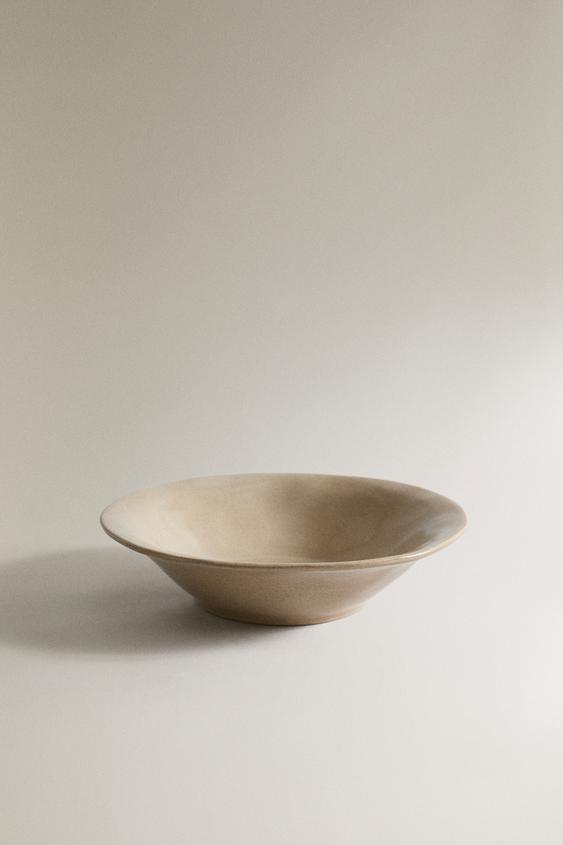 BOL EN GRÈS IRRÉGULIER - Gris taupe de Zara - Image 0