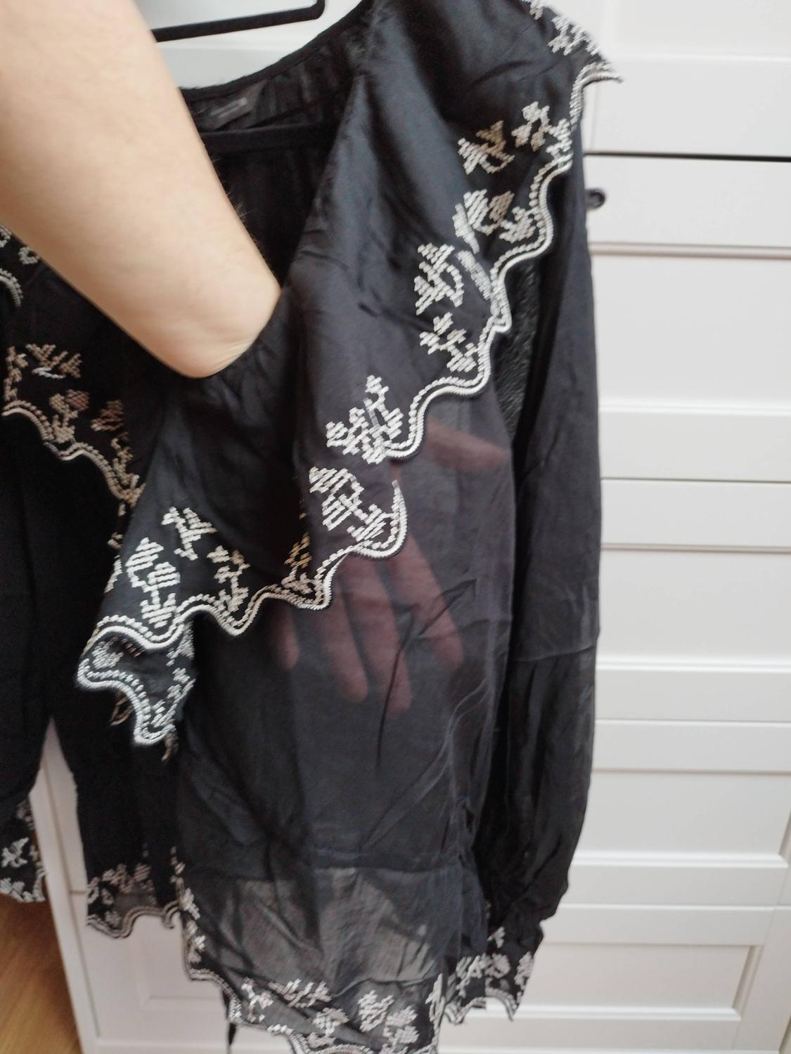 ZW COLLECTION EMBROIDERED RUFFLE BLOUSE - Image 6