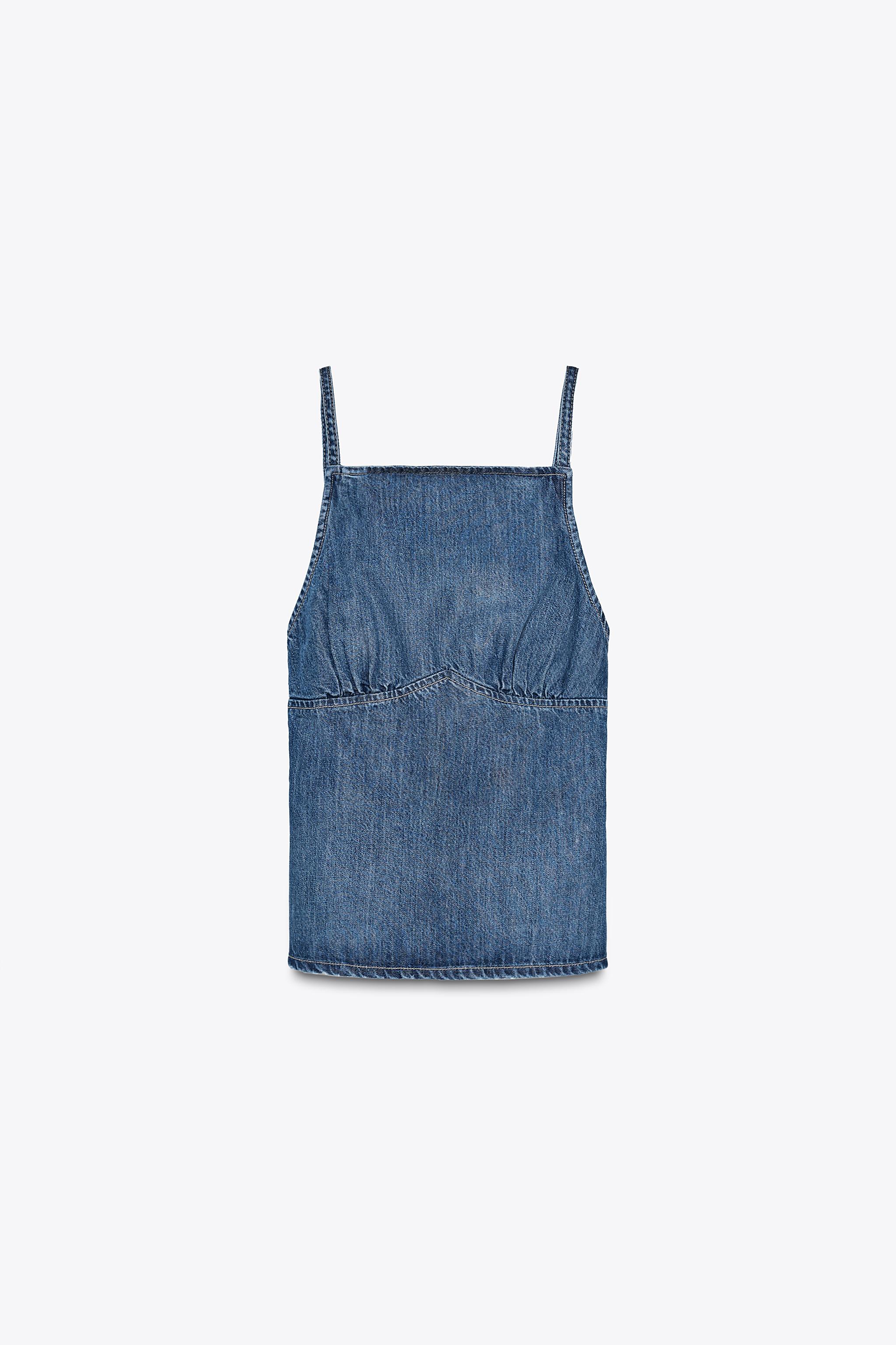 zara.デニムトップス - メルカリ