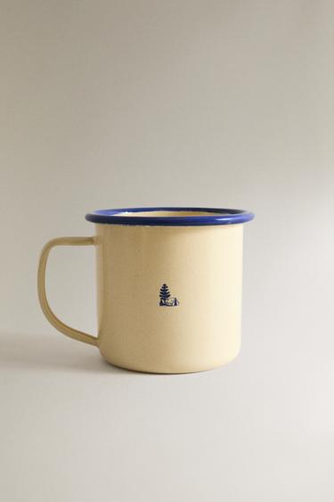 STEEL CAMPING MUG - Blue by Zara