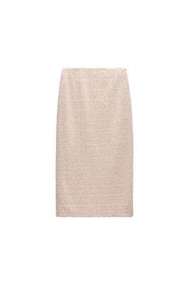 ZW COLLECTION SEQUIN PENCIL SKIRT