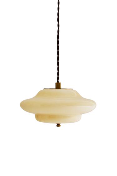 PLAFONNIER VERRE PETIT - Vanille de Zara