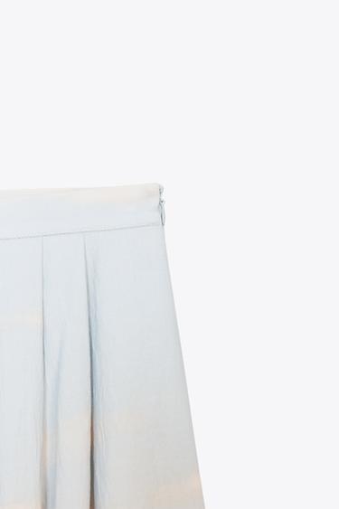 PRINTED LAYERED MIDI SKIRT - Multicoloured by Zara - Image 8