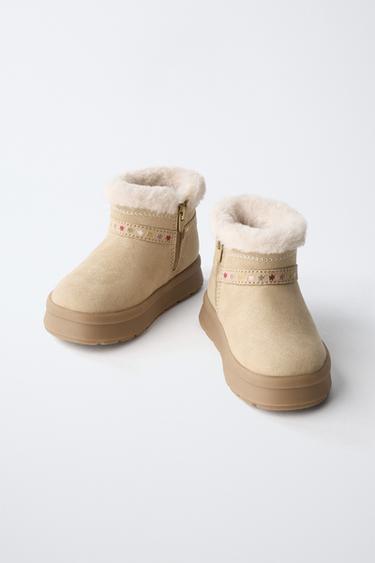 BOTTES BRODÉES - Marron de Zara - Image 2