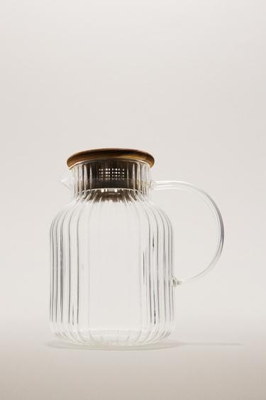 BOROSILICATE GLASS PITCHER WITH FILTER — Transparent 2