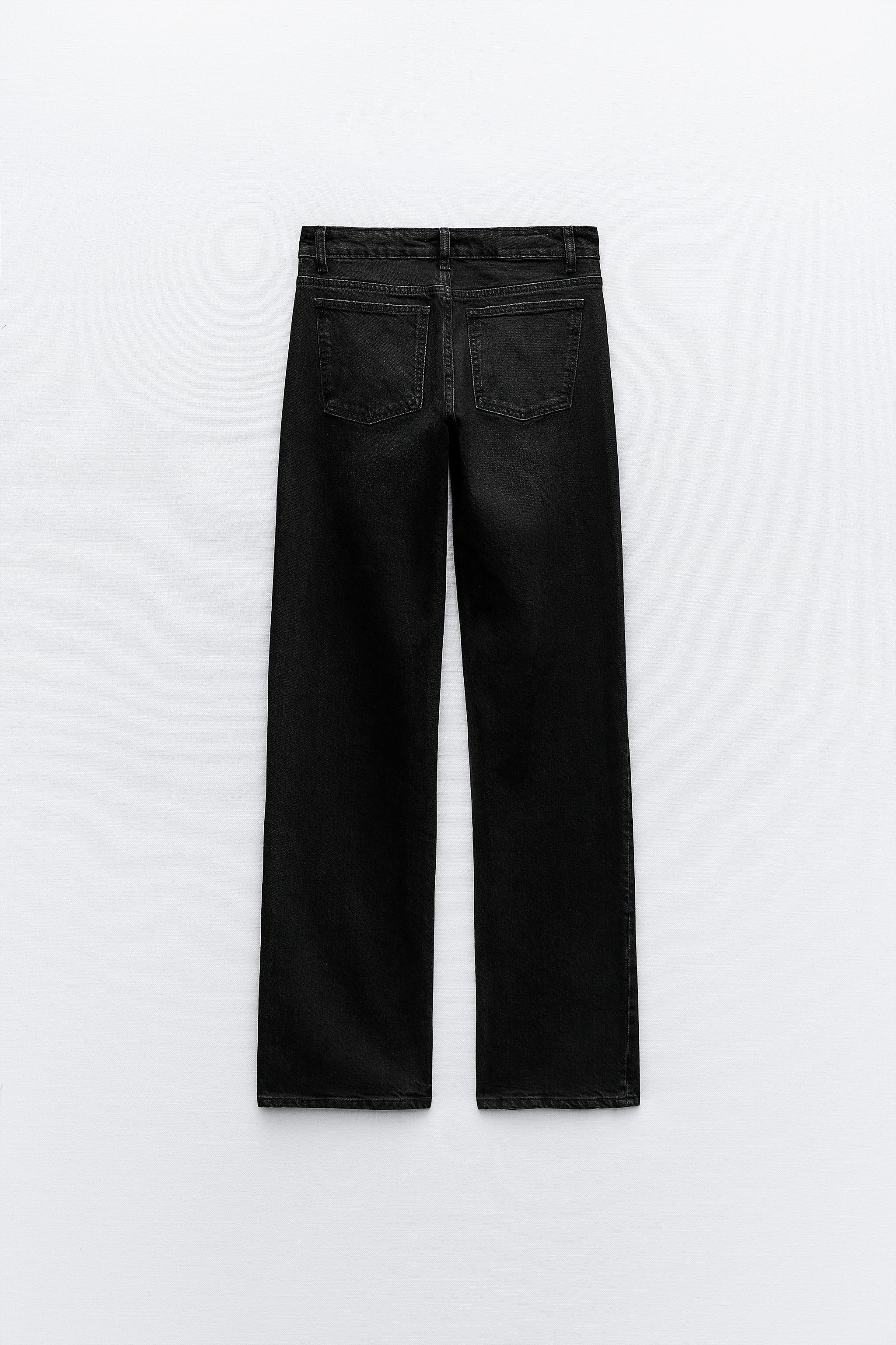 Z1975 STRAIGHT LOW-RISE FULL LENGTH JEANS - Light grey