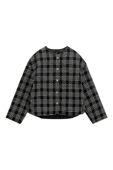 TEXTURED PUFFER JACKET