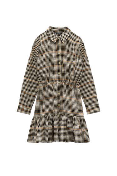 CHECK MINI DRESS