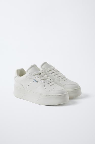 PLATFORM TRAINERS - White by Zara - Image 1