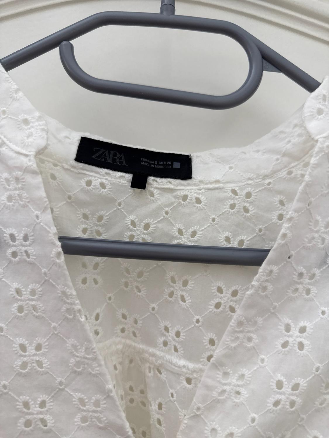 SHORT SHIRT WITH CUTWORK EMBROIDERY - Image 4