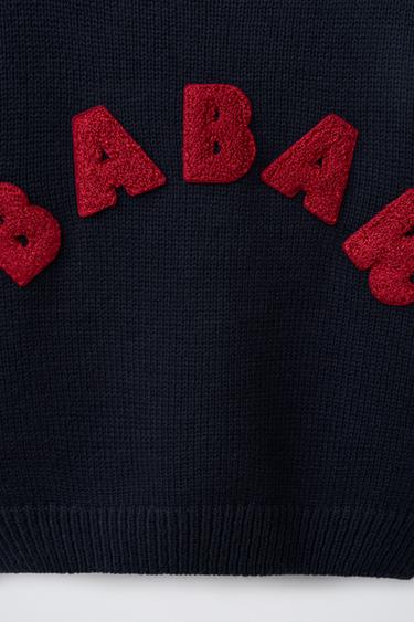 BABAR ™ EMBROIDERED KNIT SWEATER - navy by Zara - Image 2