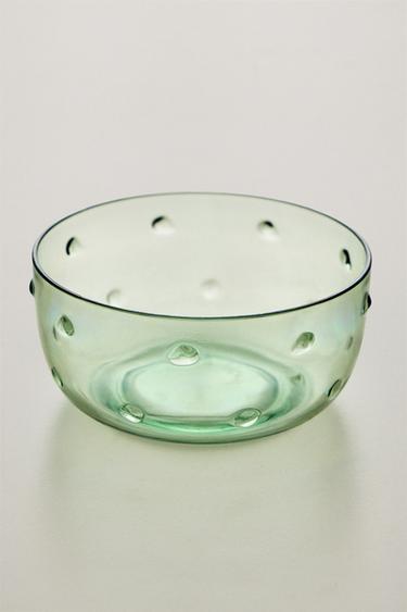 ACRYLIC BOWL WITH POLKA DOTS - Green by Zara