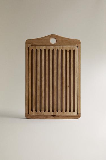 PLANCHE À DÉCOUPER LE PAIN EN CHÊNE - Marron clair de Zara