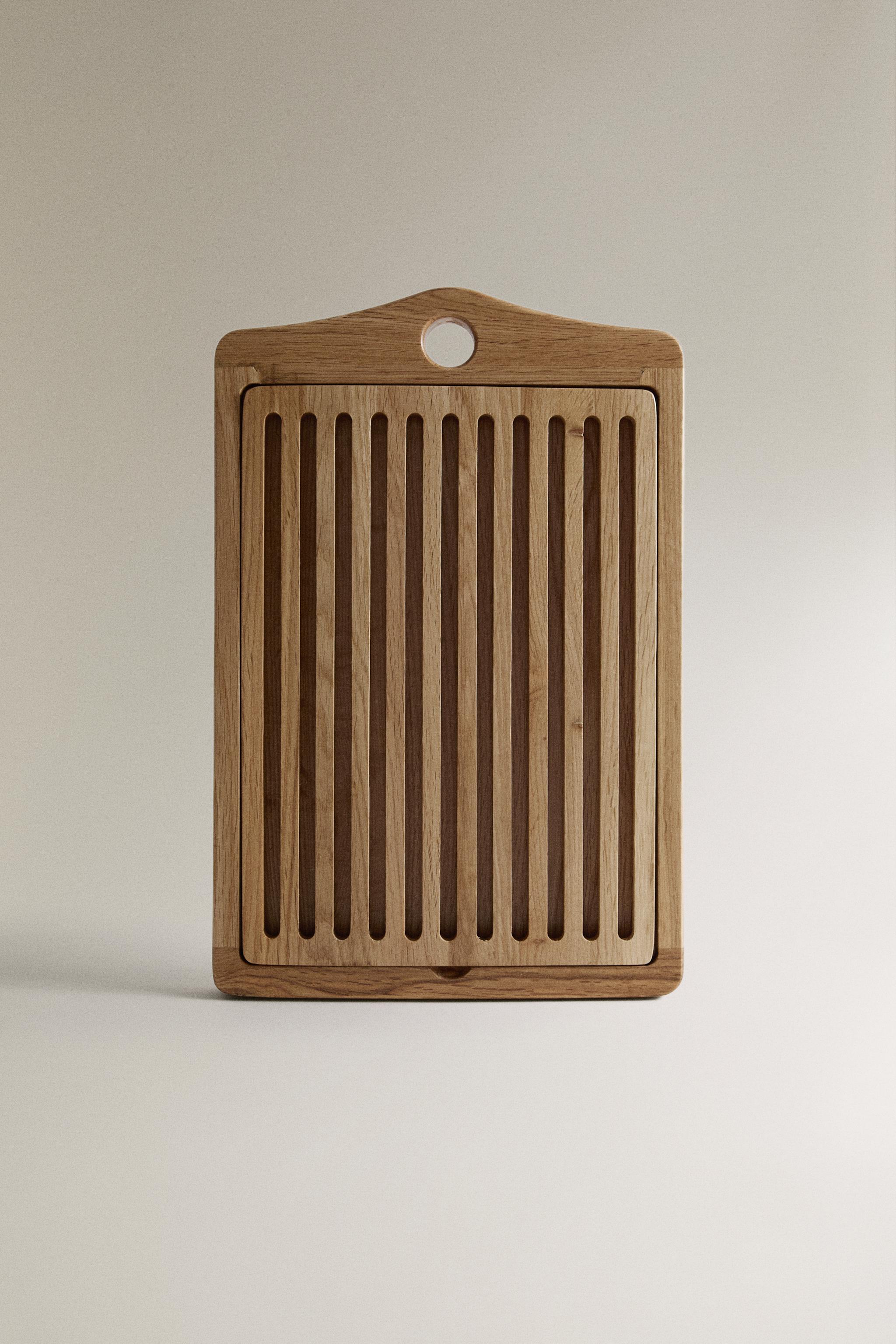 OAK BREAD CUTTING BOARD