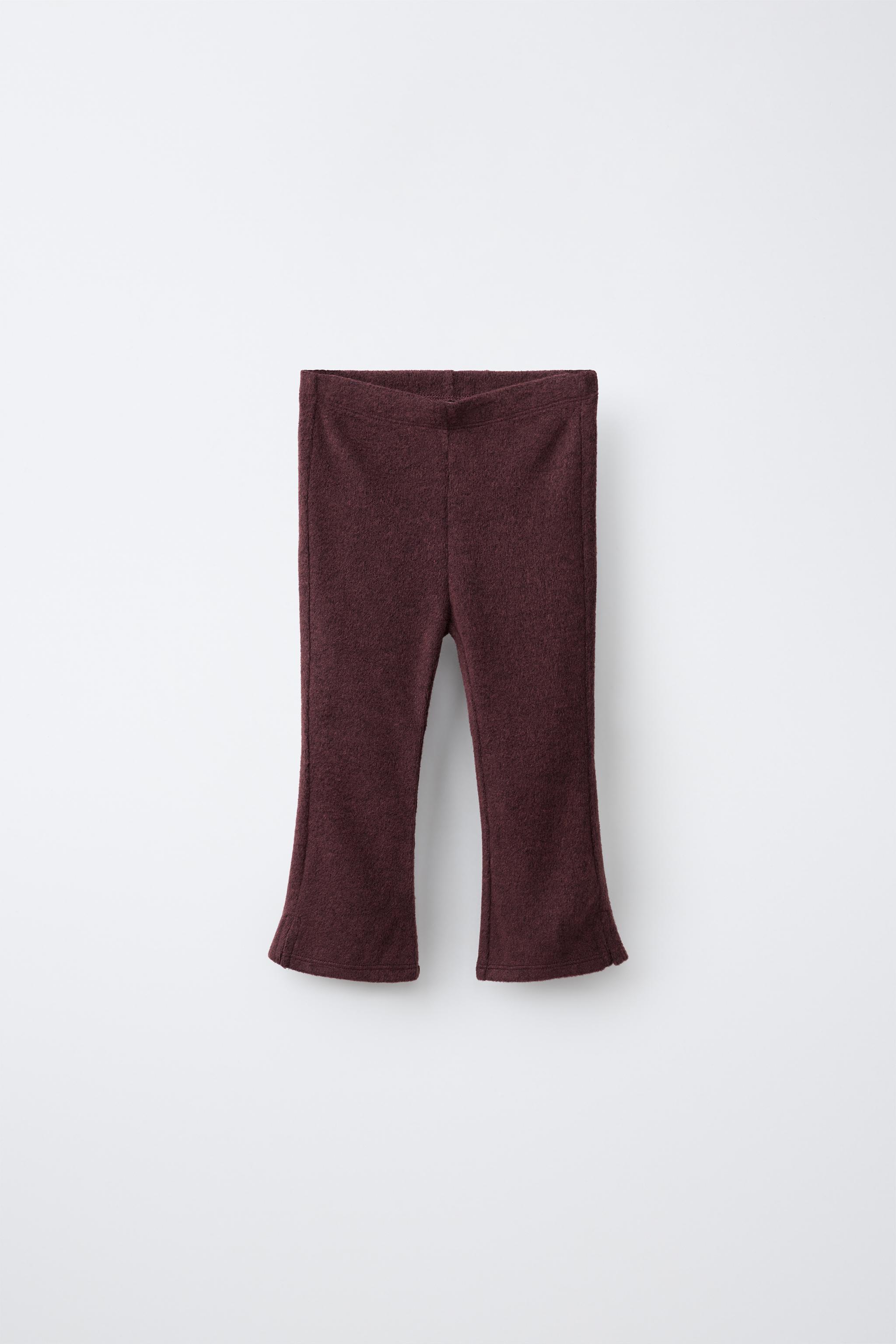SOFT TOUCH BOW FLARE KNIT PANTS