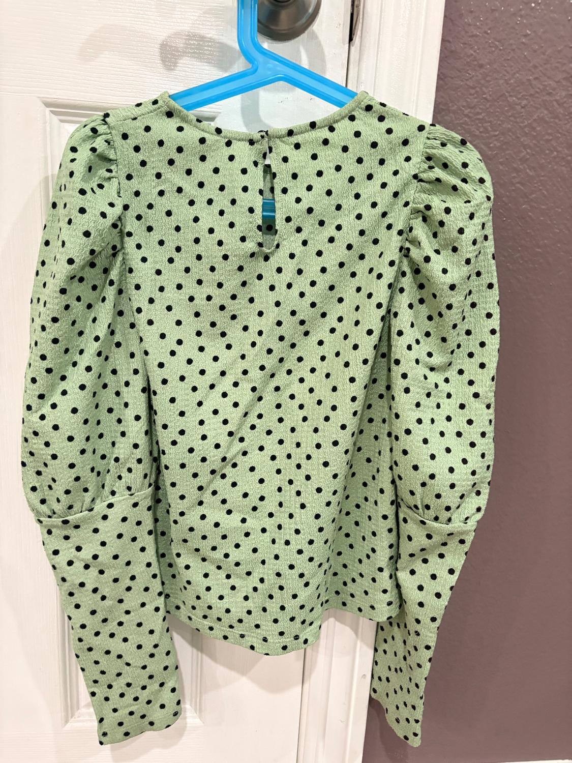 TEXTURED POLKA DOT T-SHIRT - Image 2