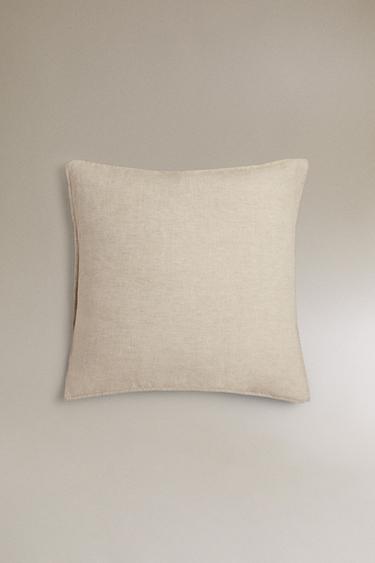 Housse de couette unie (160 GxM ²) - Beige clair de Zara - Image 2