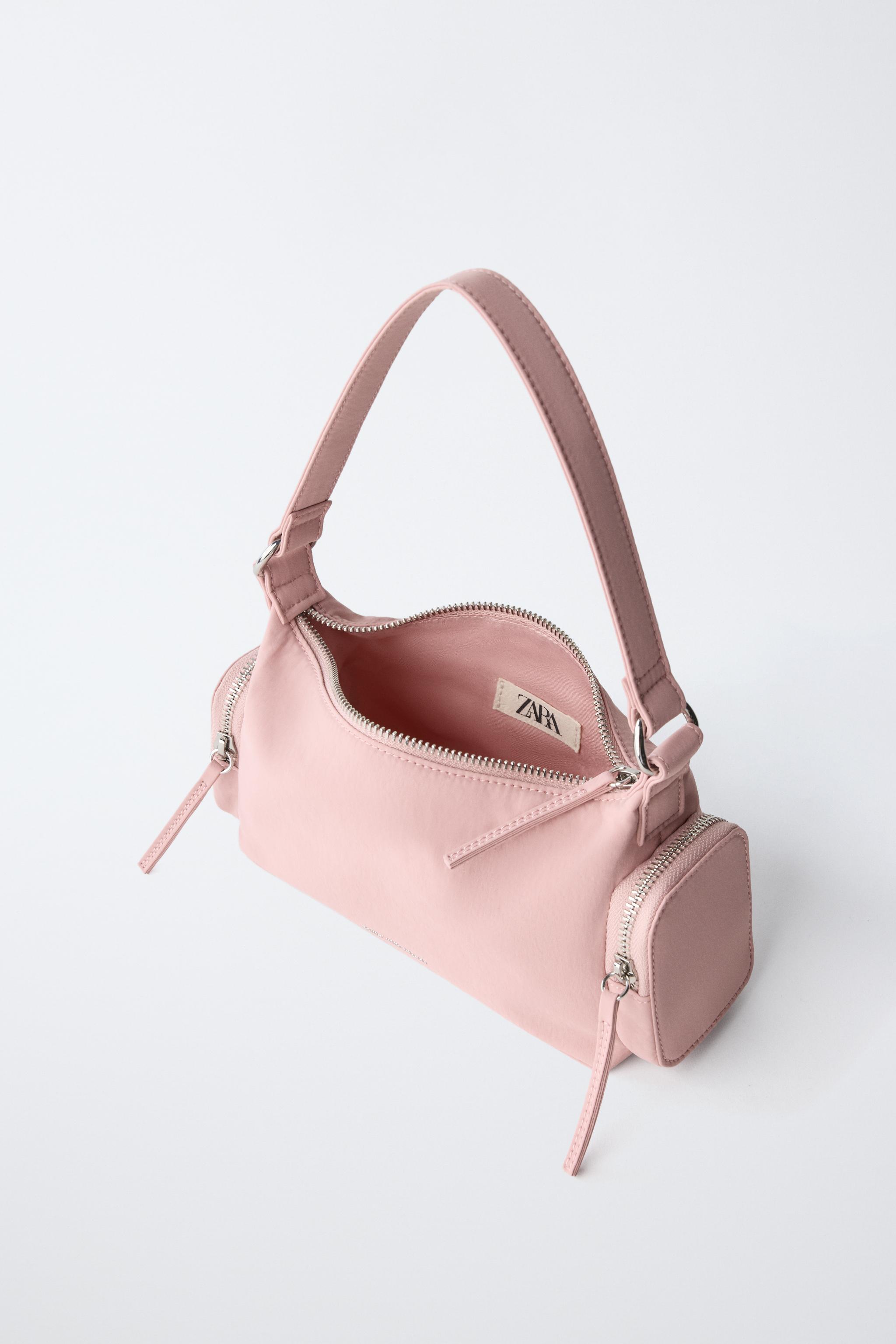 ポケット付きショルダーバッグ - ピンク | ZARA Japan / 日本