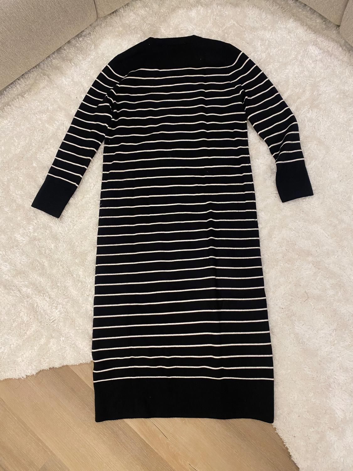 LONG STRIPED KNIT DRESS - Image 3