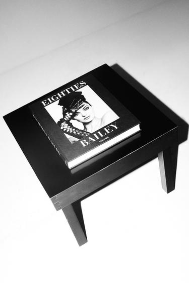 BEISTELLTISCH HOLZ UND LEDER - Schwarz von Zara