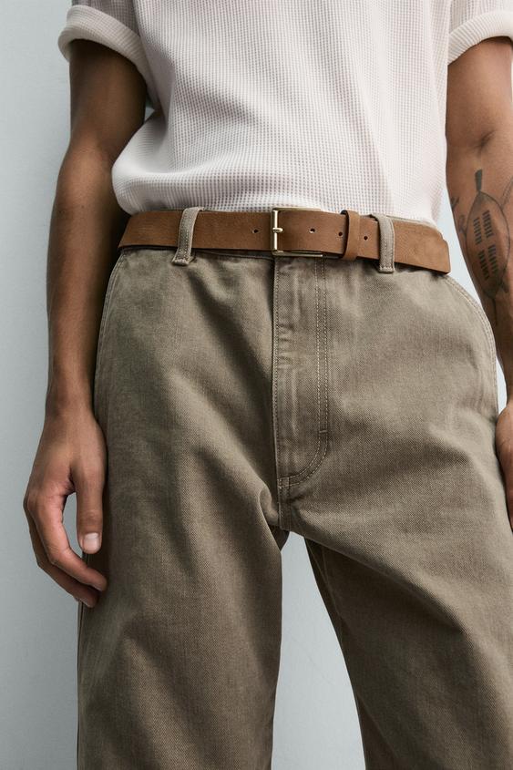 EMBOSSED LEATHER BELT LIMITED EDITION