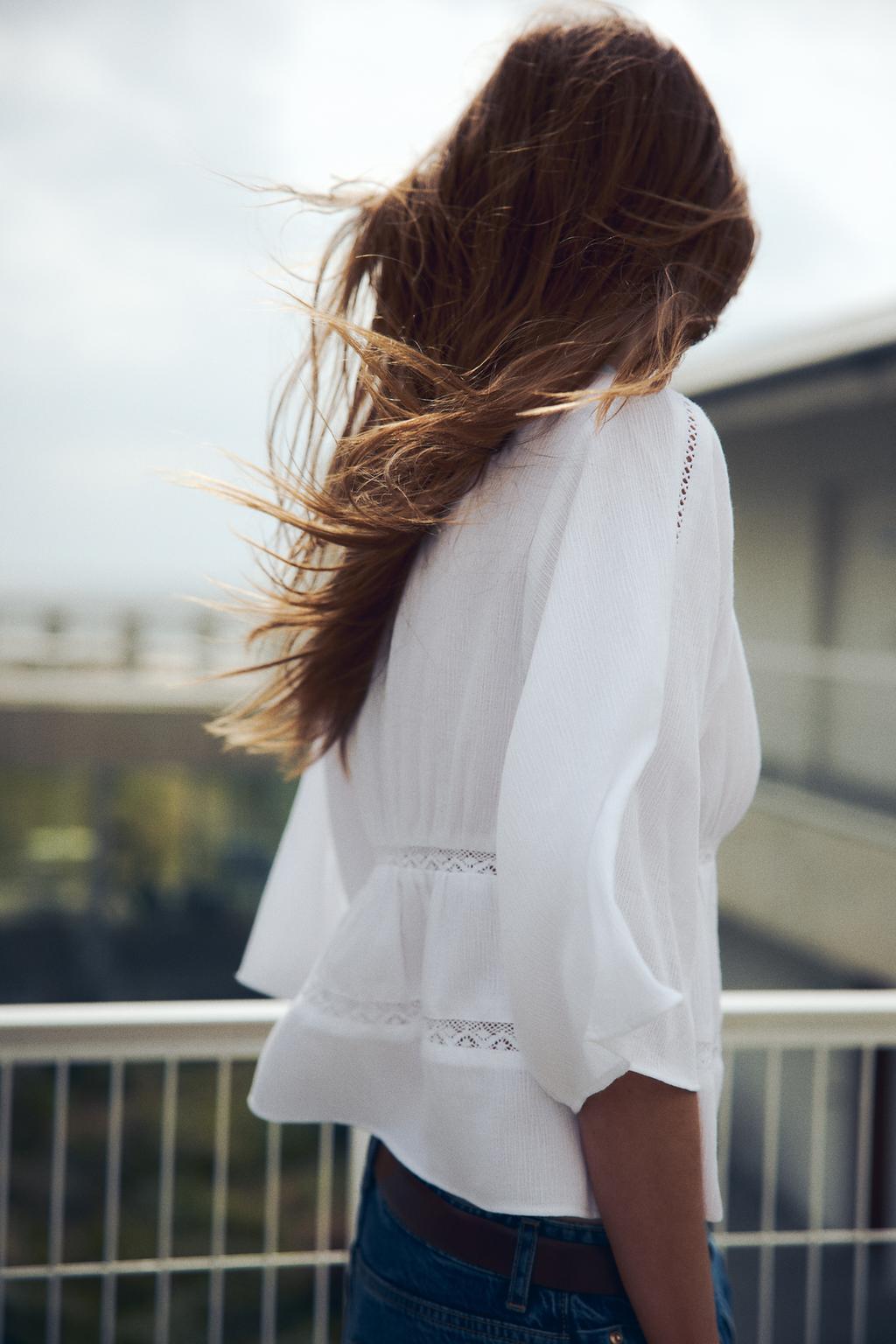 Thumbnail image for LACE TRIM SHIRT