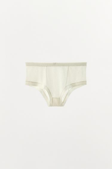 ШЕРСТЯНЫЕ ТРУСЫ-КЮЛОТЫ — ЭКРЮ от Zara